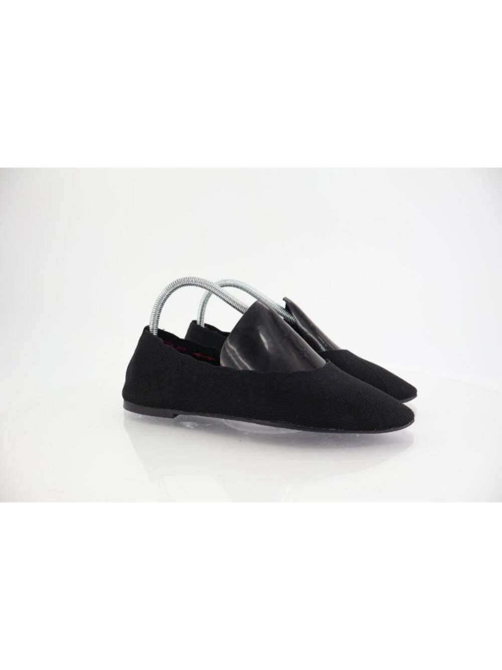 Skechers Women's Cleo Bewitch Flats Size 9 Black Knit Comfy Slip On Shoe Casual